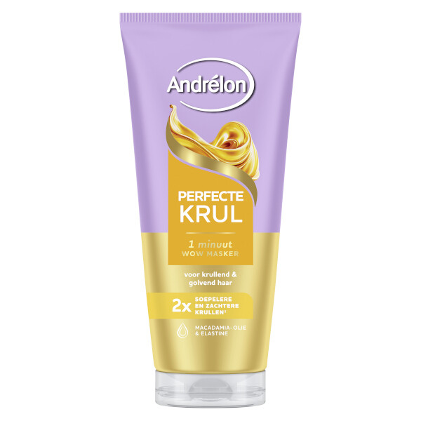 Andrélon Perfecte Krul 1 Minuut WOW Haarmasker (180 ml) SAN00569 - 1