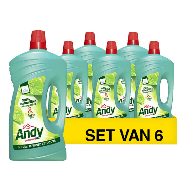 Aanbieding: 6x Andy allesreiniger vertrouwd (1 liter) SAN00307 - 1