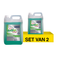 Andy Aanbieding: Andy Pro Formula Vloeibaar Allesreiniger Geconcentreerd (2 stuks - 5 liter)  SAN00486