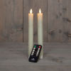 Led Dinerkaars 23 cm | Ivoor | Bewegende vlam | 2 stuks | 123led LCO00215 - 1