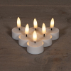 Led Waxinelicht 3,5 x 6 cm | Wit | 3D vlam | 6 stuks | 123led LCO00204 - 1