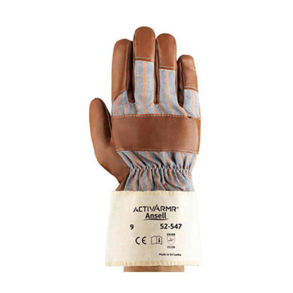 Ansell ActivArmr 52-547 Nitril Werkhandschoen | Bruin | Maat 10/XL (12 paar) SSA07102 - 1