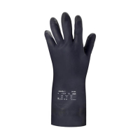 Ansell AlphaTec 29-500 Latex Koudebestendige Werkhandschoen | Zwart | Maat 10/XL (12 paar) SSA07074