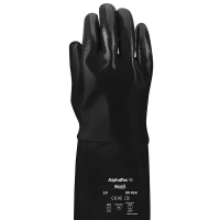 Ansell AlphaTec Solvex 09-924 Nitrilrubberen Handschoen | Zwart | Maat 10/XL (12 paar) SSA07023