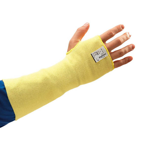 Ansell HyFlex 70-110 Snijbestendige Armbeschermer | Geel | 25,4 cm SSA07019 - 1