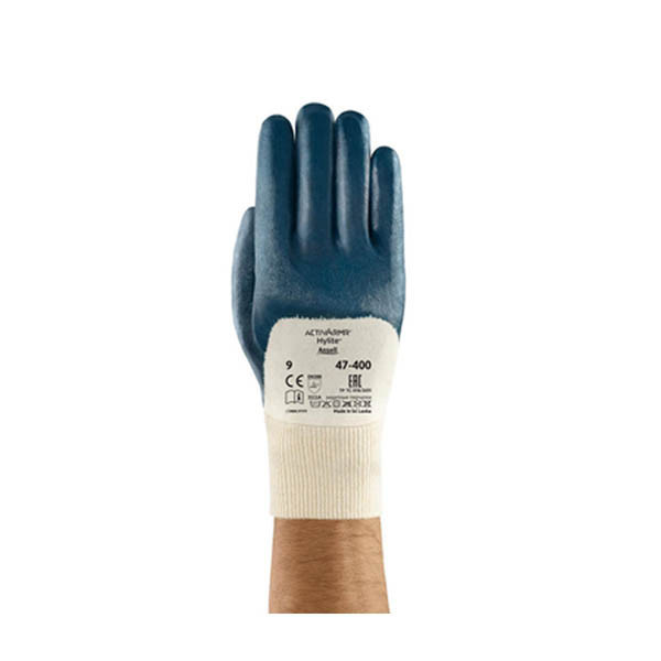 Ansell Hylite 47-400 Werkhandschoen | Blauw/Wit | Maat 10/XL (12 paar) SSA07098 - 1