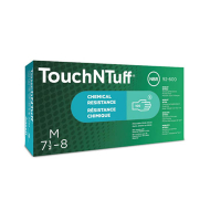 Ansell Touch N Tuff 92-600 Nitril Handschoenen Poedervrij | Groen | Maat 8,5-9/L (100 stuks) SSA07127