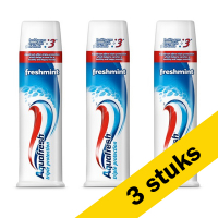 Aquafresh Aanbieding: 3x Aquafresh Freshmint tandpasta met pompje (100 ml)  SAQ00018