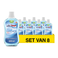 Aquafresh Aanbieding: Aquafresh Mondwater Complete Care (8 stuks – 500 ml)  SAQ00023