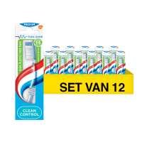 Aquafresh Aanbieding: Aquafresh Tandenborstel Clean Control Medium (12 stuks)  SAQ00031