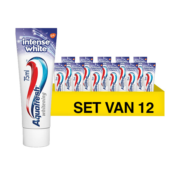 Aquafresh Aanbieding: Aquafresh Tandpasta Intense White (12 stuks – 75 ml)  SAQ00047 - 1