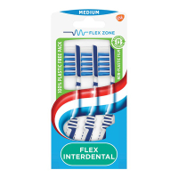 Aquafresh Tandenborstel Flex Interdental Medium (2+1 gratis)  SAQ00034