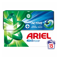 Ariel 4 In 1 Pods | Actieve Geurbestrijding | 15 wasbeurten SAR05496