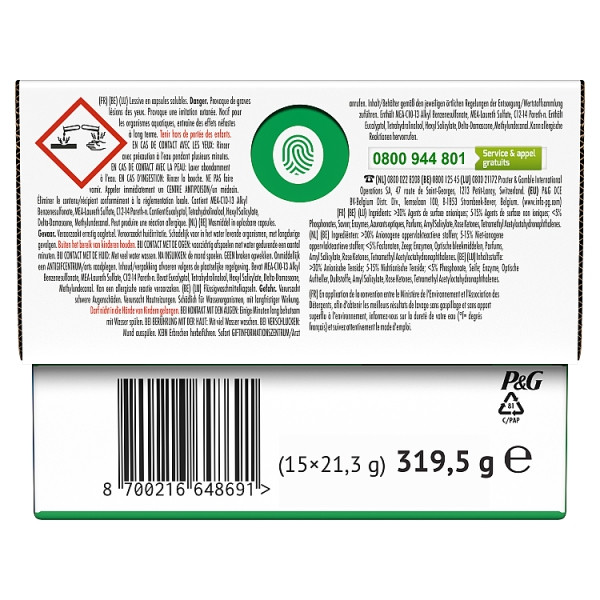 Ariel 4 In 1 Pods | Actieve Geurbestrijding | 15 wasbeurten SAR05496 - 3