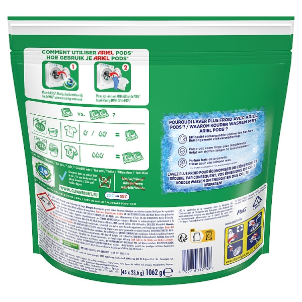 Ariel 4 In 1 Pods Active Odor Defense (45 wasbeurten)  SAR05392 - 6
