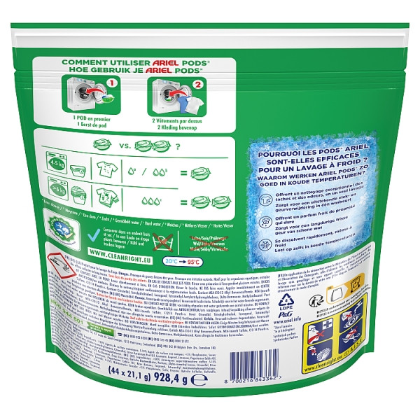 Ariel 4 In 1 Pods Touch Of Lenor | Katoen | 44 wasbeurten SAR05498 - 2