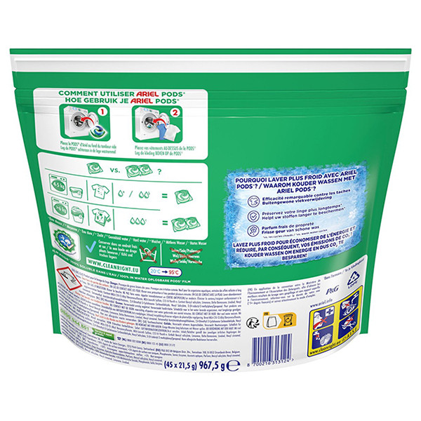 Ariel 4 In 1 Pods Touch Of Lenor Unstoppables (45 wasbeurten)  SAR05398 - 2