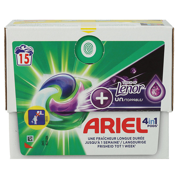 Ariel 4in1 Pods Color + Touch of Lenor Unstoppables (15 wasbeurten ...