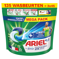 Ariel Aanbieding: Ariel All In 1 Pods Active Odor Defense (3 zakken - 135 wasbeurten)  SAR05393