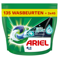 Ariel Aanbieding: Ariel All In 1 Pods Touch Of Lenor Unstoppables (3 zakken - 135 wasbeurten)  SAR05399