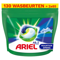 Ariel Aanbieding: Ariel All In One Pods Mountain Spring (2 zakken - 130 wasbeurten)  SAR05401