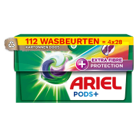 Ariel Aanbieding: Ariel All in 1 Pods+ Extra Fiber Protection (4 dozen - 112 wasbeurten)  SAR05267