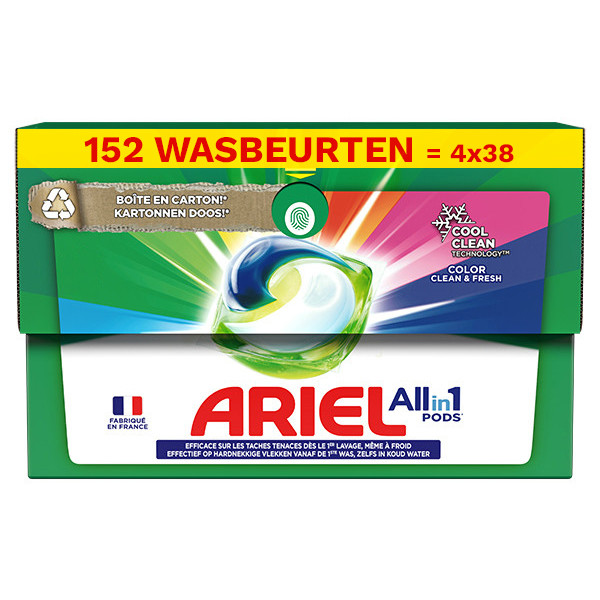 Ariel Aanbieding: Ariel All in 1 Pods Color (4 dozen - 152 wasbeurten)  SAR05221 - 1