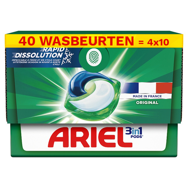 Ariel Aanbieding: Ariel All in 1 Pods Orginal (4 dozen - 40 wasbeurten)  SAR05247 - 1