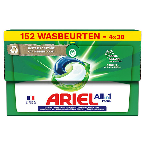 Ariel Aanbieding: Ariel All in 1 Pods Original (4 dozen - 152 wasbeurten)  SAR05219 - 1