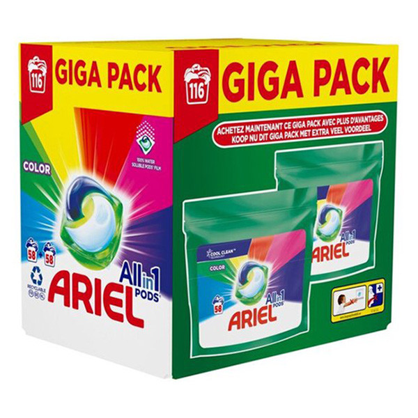 Aanbieding: Ariel All in 1 pods Color (116 wasbeurten) SAR05105 - 1