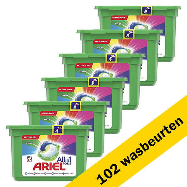 Aanbieding: Ariel All in 1 pods Color (6 dozen - 102 wasbeurten) SAR05115 - 1