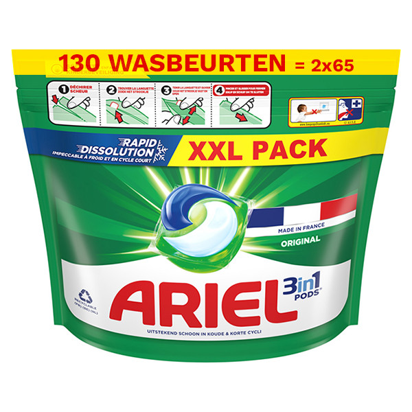 Ariel Aanbieding: Ariel All in 1 pods Original (2 zakken - 130 wasbeurten)  SAR05235 - 1