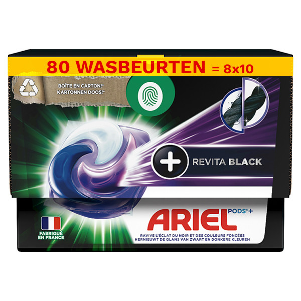 Ariel Aanbieding: Ariel All in 1 pods Revita Black (8 dozen - 80 wasbeurten)  SAR05081 - 1