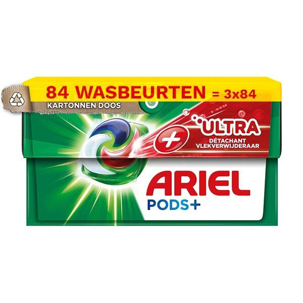 Ariel Aanbieding: Ariel All in 1 pods ultra vlekverwijderaar (3 dozen - 84 wasbeurten)  SAR05259 - 1