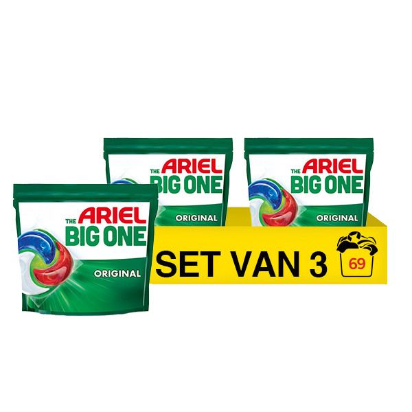 Aanbieding: Ariel PODS 'The Big One' Original ( 3 verpakkingen - 69 wasbeurten ) SAR05473 - 1
