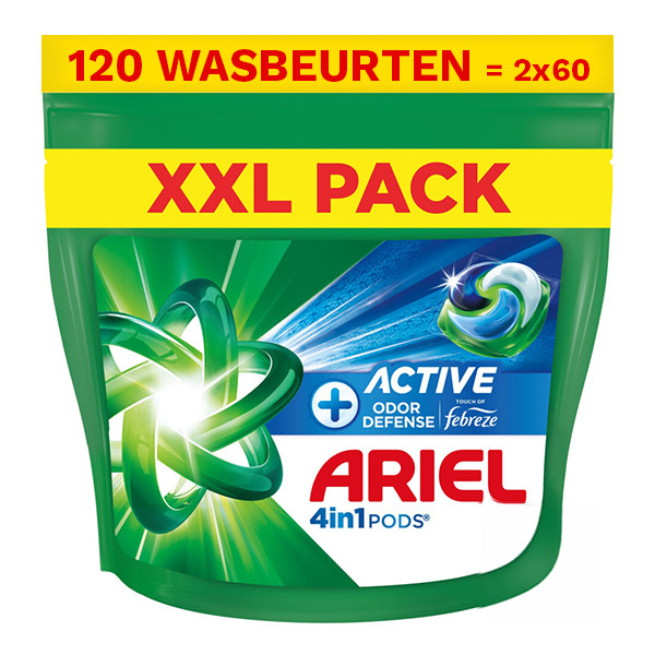 Aanbieding: Ariel Pods 4 In 1 Actieve Geurbestrijding (2 zakken - 120 wasbeurten) SAR05545 - 1