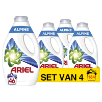 Aanbieding: Ariel Vloeibaar Wasmiddel Alpine 2070 ml (4 flessen - 184 wasbeurten) SAR05501