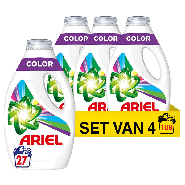 Aanbieding: Ariel Vloeibaar Wasmiddel Color 4860 ml (4 flessen - 108 wasbeurten) SAR05293 - 1