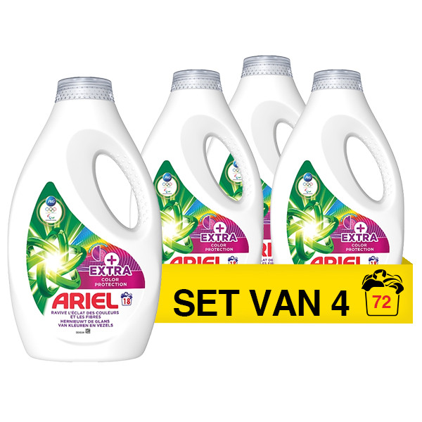Ariel Aanbieding: Ariel Vloeibaar Wasmiddel Extra Color Care 810 ml (4 flessen - 72 Wasbeurten)  SAR05361 - 1