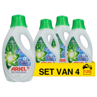 Ariel Vloeibaar Wasmiddel Lenor Fresh Air 1350 ml (4 flessen - 120 wasbeurten)