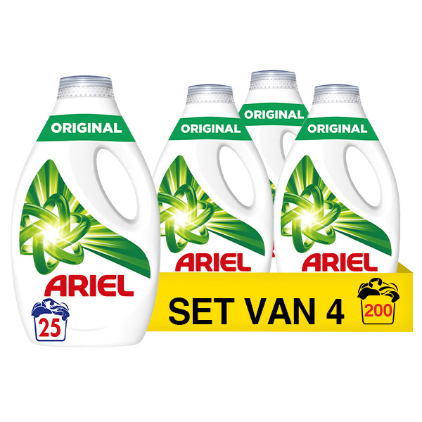 Aanbieding: Ariel Vloeibaar Wasmiddel Original 1125 ml (4 flessen - 100 wasbeurten) SAR05530 - 1