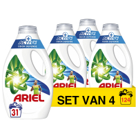 Ariel Aanbieding: Ariel Vloeibaar Wasmiddel Original Actieve Odor Defense 1395 ml (4 flessen - 124 Wasbeurten)  SAR05343