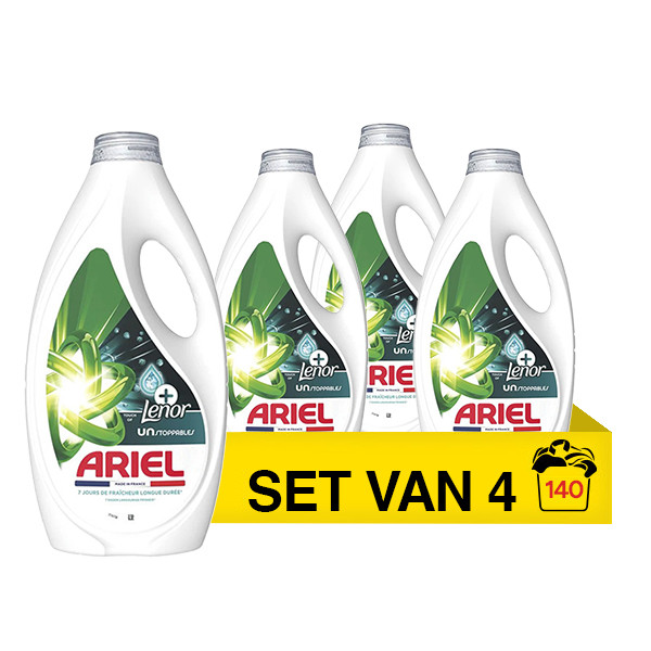 Aanbieding: Ariel Vloeibaar Wasmiddel Touch Of Lenor Unstoppables 1575 ml (4 flessen - 140 wasbeurten) SAR05534 - 1