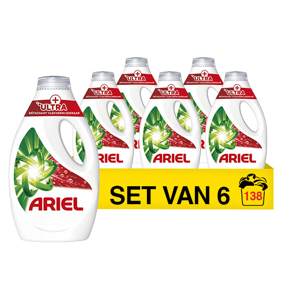 Aanbieding: Ariel Vloeibaar Wasmiddel Ultra Stain Remover 1035 ml (4 flessen - 92 wasbeurten) SAR05538 - 1