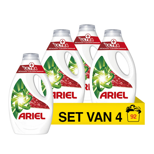 Aanbieding: Ariel Vloeibaar Wasmiddel Ultra Stain Remover 1035 ml (4 flessen - 92 wasbeurten) SAR05538 - 1