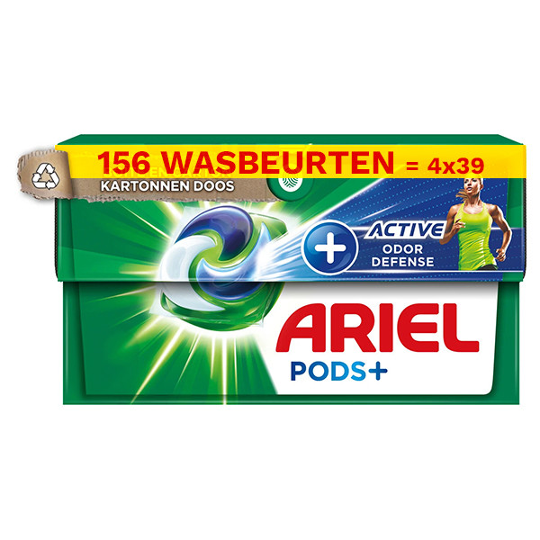 Ariel Aanbieding: Ariel pods+ Active Odor Defense (4 dozen - 156 wasbeurten)  SAR05275 - 1