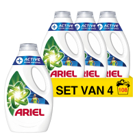 Ariel Aanbieding: Ariel vloeibaar wasmiddel + Active geurbestrijding 1,215 liter (4 flessen - 108 wasbeurten)  SAR05157