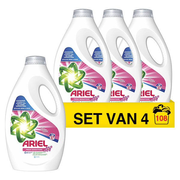 Ariel Aanbieding: Ariel vloeibaar wasmiddel fresh sensations 1215 ml (4 flessen - 108 wasbeurten)  SAR05203 - 1