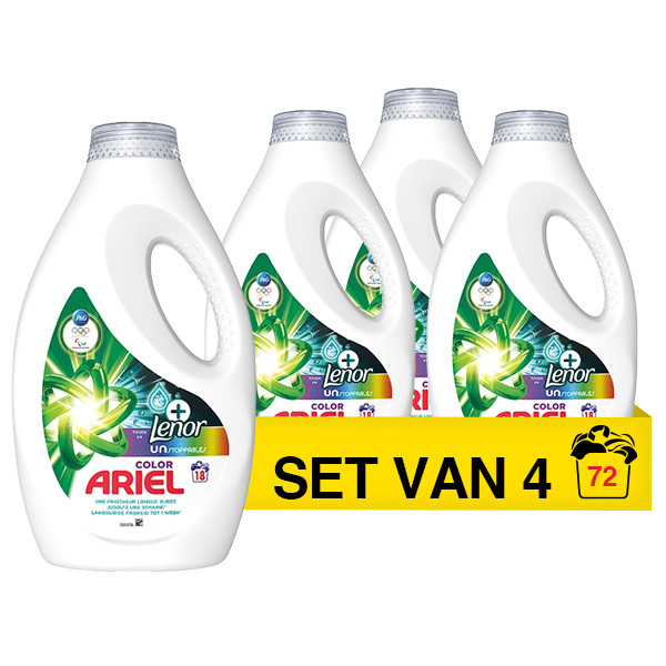 Aanbieding: Ariel Vloeibaar Wasmiddel Touch Van Lenor Unstoppables ...
