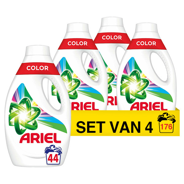Aanbieding: Ariel Vloeibaar Wasmiddel Color 1504 ml (4 flessen - 176 ...